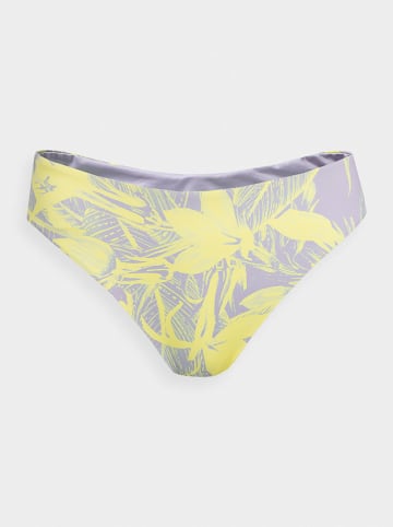 4F Figi bikini w kolorze fioletowo-żółtym