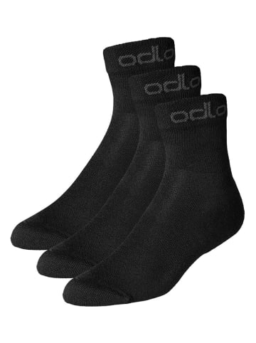 Odlo 3-delige set: functionele sokken "Active" zwart