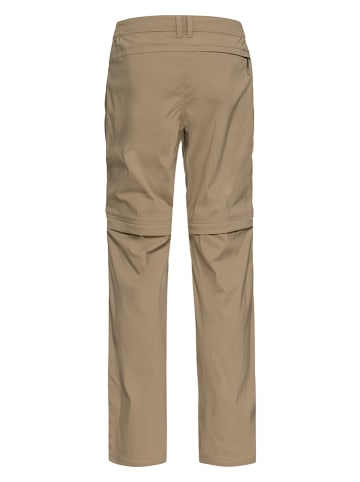 Odlo Spodnie funkcyjne  Zipp-Off "Wedgemount" w kolorze beżowym