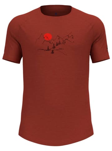 Odlo Functioneel shirt "Ascent Performance Wool" rood