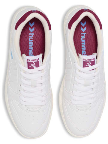 Hummel Sneakers "Handball Perfekt" in Weiß/ Beere