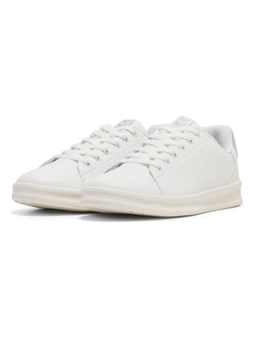 Hummel Sneakersy "Busan" w kolorze srebrno-białym