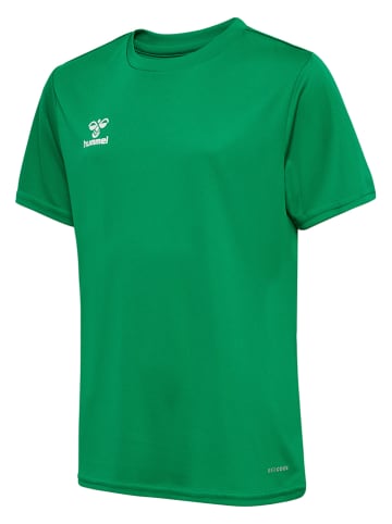 Hummel Koszulka "Essential" w kolorze zielonym