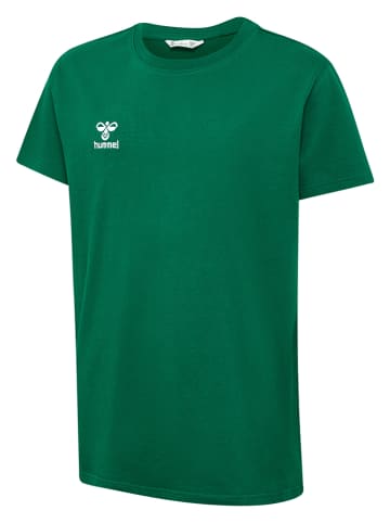 Hummel Koszulka "Go 2.0" w kolorze ciemnozielonym