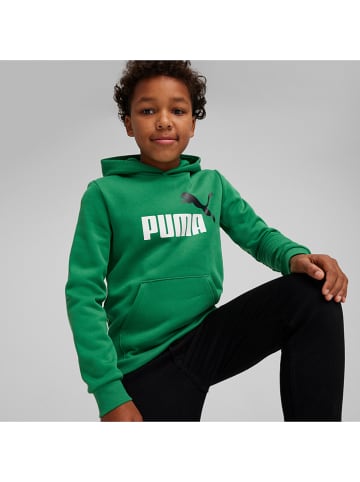 Puma Bluza "ESS+" w kolorze zielonym