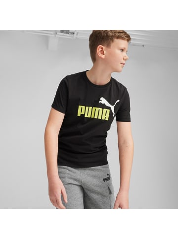 Puma Koszulka "ESS+" w kolorze czarnym