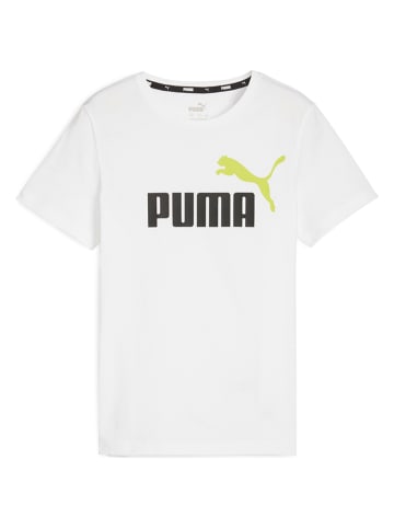 Puma Shirt "ESS+" wit
