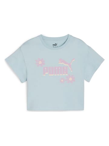 Puma Shirt "Graphics Summer Flower" in Hellblau