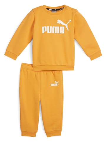 Puma 2-delige outfit "Minicats ESS" mosterdgeel