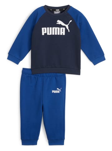 Puma 2-delige outfit "Minicats ESS" blauw/donkerblauw