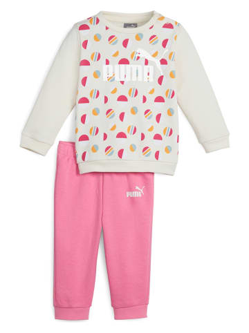 Puma 2tlg. Outfit "ESS+" in Rosa/ Creme