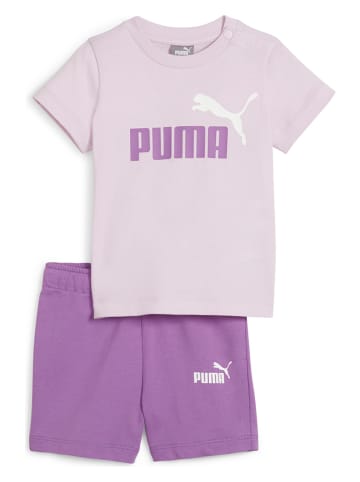Puma 2-delige outfit "Minicats" lila/paars