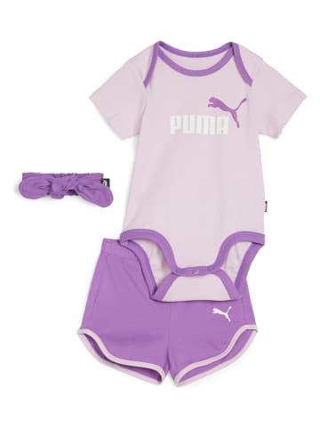 Puma 3-delige outfit "Minicats" paars