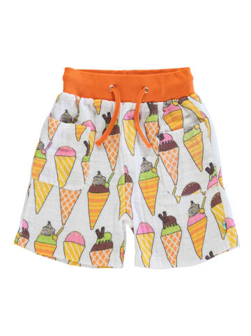 Småfolk Shorts in Creme/ Orange