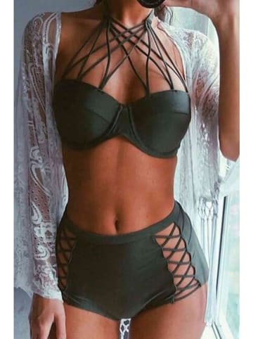 Angelsin Bikini-Oberteil in Khaki