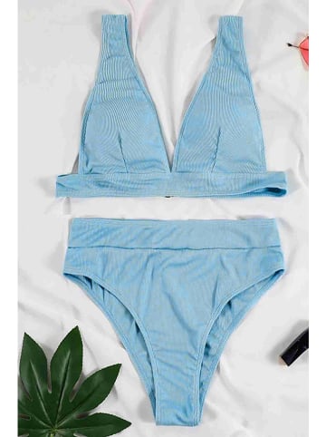 Angelsin Biustonosz bikini w kolorze błękitnym