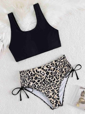 Angelsin Figi bikini w kolorze beżowym
