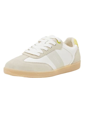 ESPRIT Leder-Sneakers in Beige