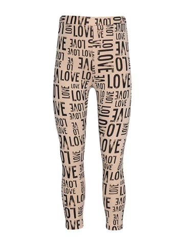 lovetti Leggings in Beige/ Schwarz