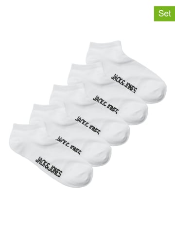 JACK & JONES Junior 5-delige set: sokken "Dongo" wit
