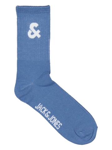JACK & JONES Junior 3-delige set: sokken "Kex" blauw