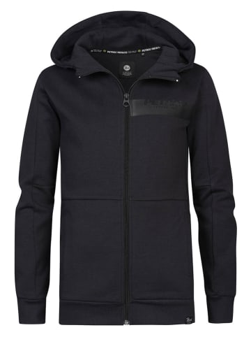 Petrol Sweatjacke in Schwarz