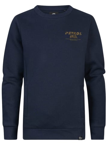 Petrol Sweatshirt donkerblauw