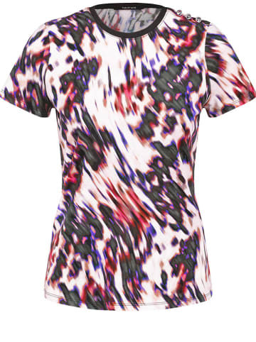 TAIFUN Koszulka w kolorze kremowym ze wzorem