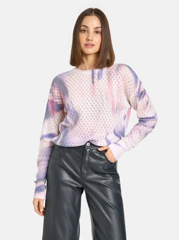 TAIFUN Sweter w kolorze jasnoróżowo-fioletowym