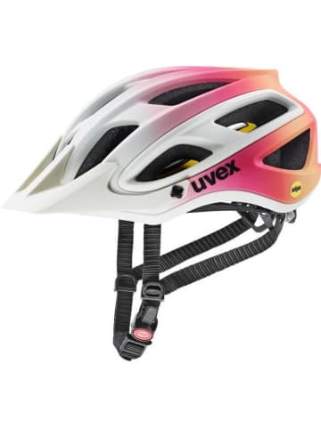 Uvex Kask rowerowy "Unbound Mips" w kolorze białym ze wzorem
