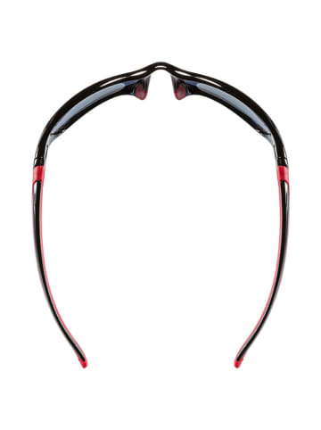 Uvex Okulary rowerowe "Sportstyle 211" w kolorze czarno-czerwonym