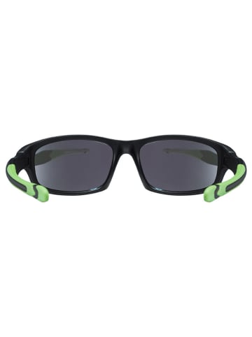 Uvex Okulary przeciwsłoneczne "Sportstyle 507" w kolorze czarno-zielonym