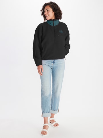 Marmot Bluza polarowa "94 E.C.O." w kolorze czarno-zielonym