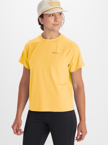 Marmot Koszulka funkcyjna "Windridge" w kolorze żółtym