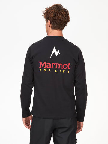 Marmot Koszulka funkcyjna "For Life" w kolorze czarnym