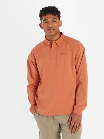 Marmot Sweatshirt "Mountain Works" in Orange