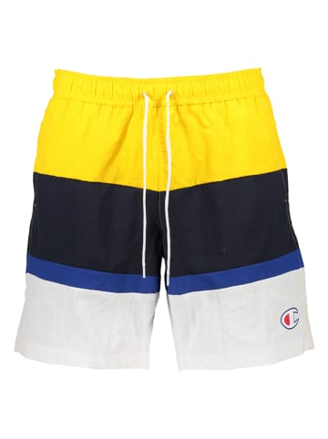 Champion Zwemshorts geel/donkerblauw/wit