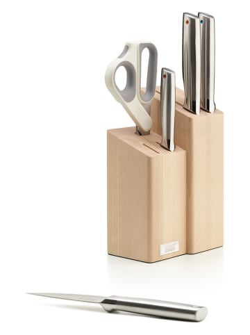 JosephJoseph 6-delig messenblokset naturel/zilverkleurig