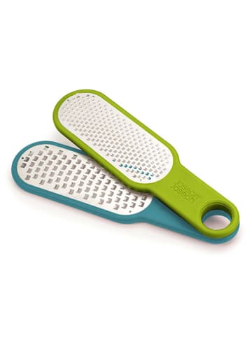 JosephJoseph 2-delige set: raspen groen/blauw