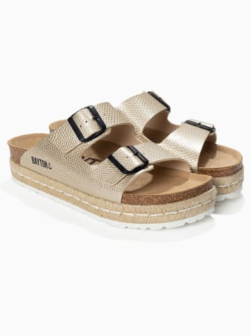 BAYTON Slippers "Alcee" goudkleurig