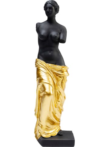 Kare Decoratief figuur "Classic Beauty" zwart/goudkleurig - (H)48 x Ø 13 cm