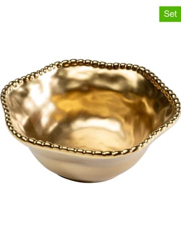 Kare 6er-Set: Schalen "Bell" in Gold - Ø 16 cm