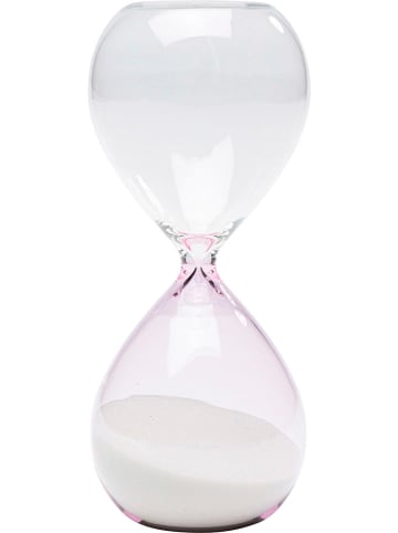Kare Sanduhr "Timer" in Rosa - (H)17 x Ø 7 cm