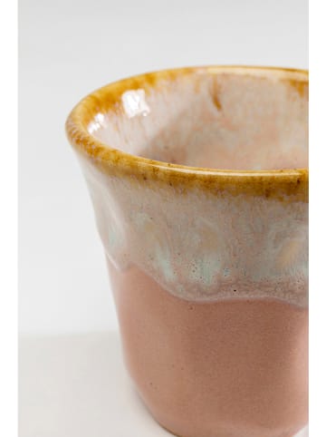 Kare 4er-Set: Espressobecher "Nala" in Rosa - (H)6 x Ø 7 cm