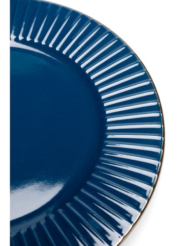 Kare Talerze obiadowe (4 szt.) "Muse" w kolorze niebieskim - Ø 27 cm