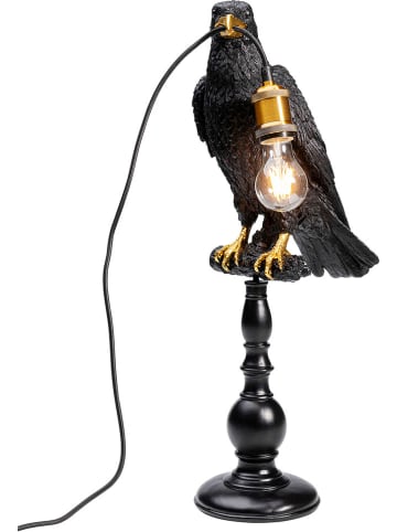 Kare Lampa stołowa "Crow" w kolorze czarnym - wys. 61 cm