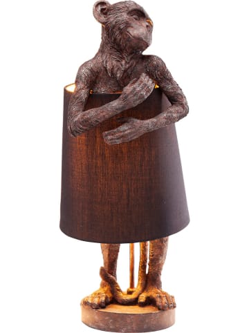 Kare Lampa stołowa "Monkey" w kolorze brązowym - wys. 56 cm