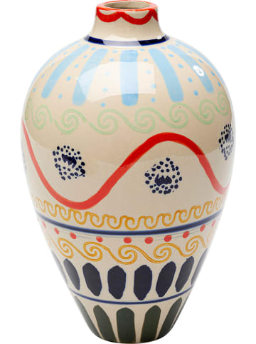 Kare Vaas "Los Cabos" meerkleurig - (H)26 x Ø 17 cm