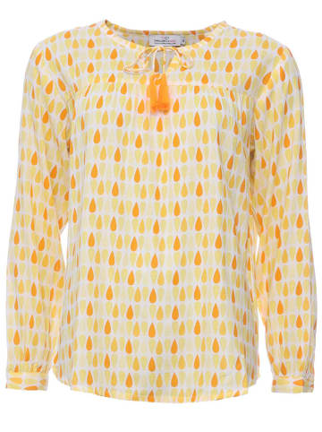 Zwillingsherz Bluzka "Melanie" w kolorze pomarańczowo-żółtym
