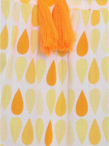Zwillingsherz Bluse "Melanie" in Orange/ Gelb